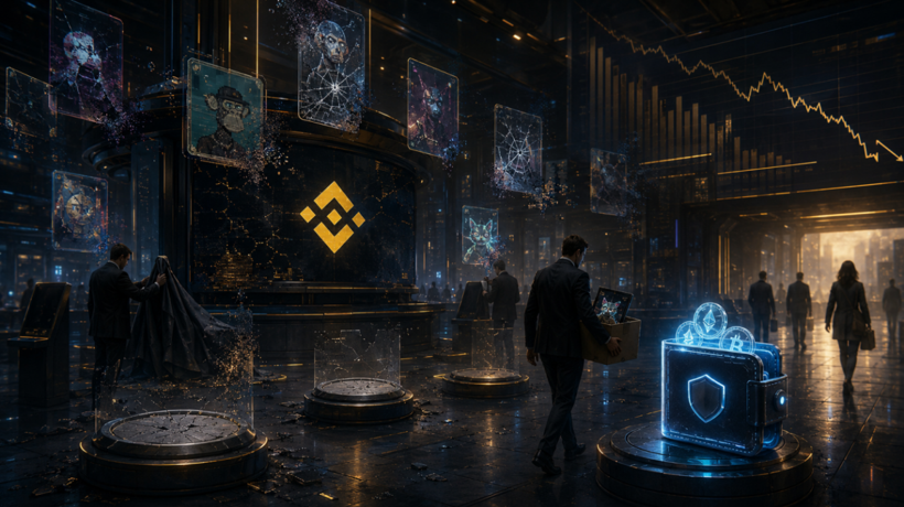 Binance NFT ve Dijital Koleksiyon Pazarında Büyük Çöküş: Çıkanlar ve Gelecek Planları