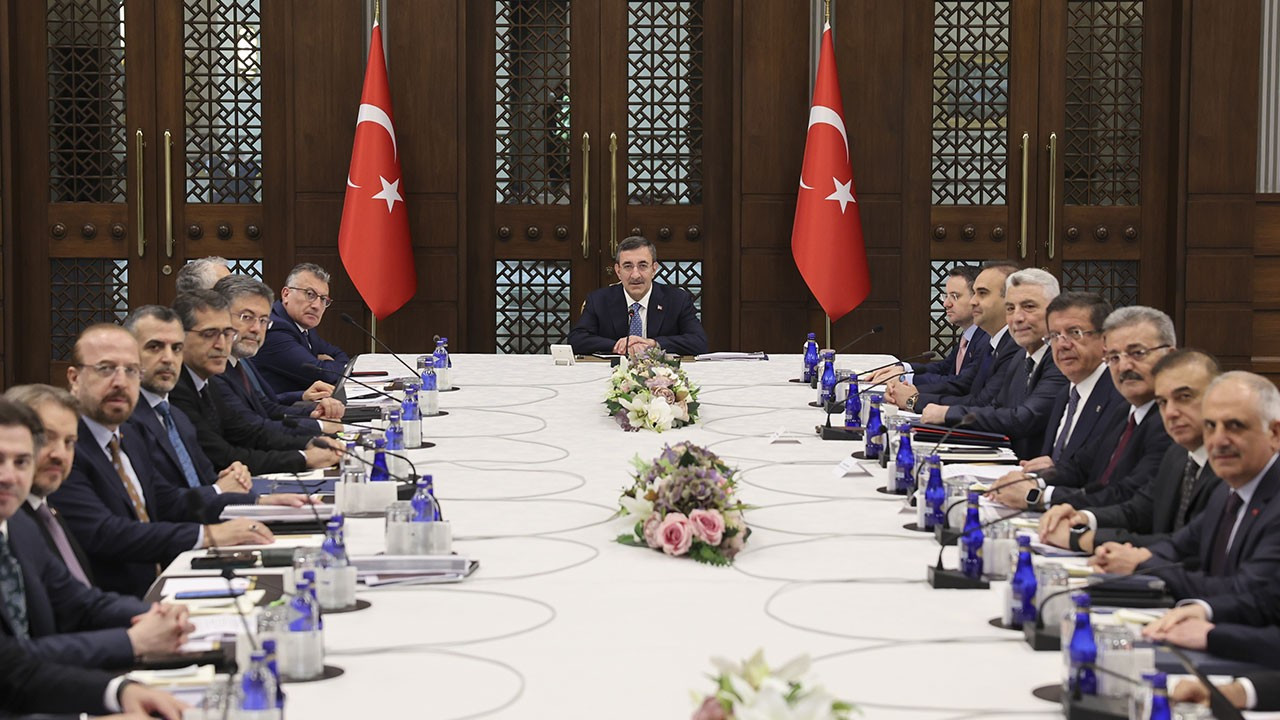 Ekonomi Koordinasyon Kurulu, Cumhurbaşkanı Yardımcısı Yılmaz başkanlığında toplandı