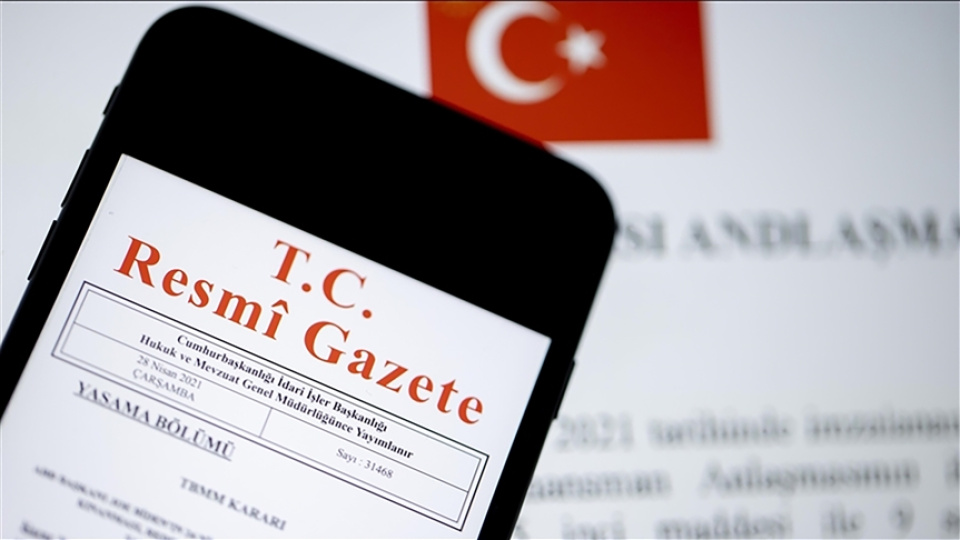 Resmi Gazete'de bugün (22.07.2026)